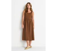 Midikleid mit Taschen L coconut bark