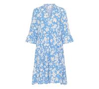 Midikleid SAINT TROPEZ "Damen Kleid EdaSZ", Damen, Gr. S, N-Gr, blau (provence small ditsy florals), Obermaterial: 100% Viskose LENZING ECOVERO CV LenzEcov., Kleider Midikleid (15698237-S) provence sm