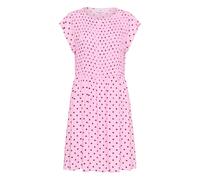 Midikleid SAINT TROPEZ "Damen Kleid GislaSZ", Damen, Gr. L, N-Gr, pink (pink braun dot), Obermaterial: 100% Viskose LENZING ECOVERO CV LenzEcov., Kleider Midikleid (36128551-L) pink braun dot