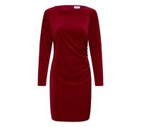 Midikleid SAINT TROPEZ "Damen Kleid MaryannSZ", Damen, Gr. XL, N-Gr, rot (chinese rot), Obermaterial: 95% Polyester PES. 5% Elasthan EL., Kleider Midikleid (93620943-XL) chinese rot