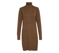 Midikleid SAINT TROPEZ "Damen Kleid U6801", Damen, Gr. XL, N-Gr, braun (shitake melange), Obermaterial: 70% Viskose LENZING ECOVERO CV LenzEcov. 30% Polyester PES., Kleider Midikleid (70461065-XL) shi