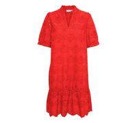 Midikleid SAINT TROPEZ "Kleid GeleksaSZ", Damen, Gr. M, N-Gr, rot (flame scarlet), Obermaterial: 100% Baumwolle CO., Kleider Midikleid (99495657-M) flame scarlet
