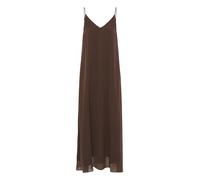 Midikleid SAINT TROPEZ "Kleid LindzySZ", Damen, Gr. M, N-Gr, braun (chocolate braun), Obermaterial: 100% Polyester PES., Kleider Midikleid (17419569-M) chocolate braun