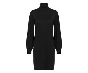 Midikleid SAINT TROPEZ "Kleid MarcySZ", Damen, Gr. S, N-Gr, schwarz, Obermaterial: 80% Viskose LENZING ECOVERO CV LenzEcov. 20% Polyamid PA., Kleider Midikleid (72472832-S) schwarz
