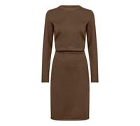 Midikleid SAINT TROPEZ "Kleid MilaSZ", Damen, Gr. XL, N-Gr, braun (fondue fudge melange), Obermaterial: 70% Viskose LENZING ECOVERO CV LenzEcov. 30% Polyester PES., Kleider Midikleid (69974654-XL) fon