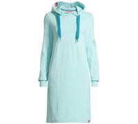 Midikleid SALZHAUT "Knielanges Kleid (Midi) MÖÖV", Damen, Gr. L, EURO, blau (aqua), Obermaterial: 65% Baumwolle CO. 35% Polyester PES., Kleider Midikleid (54374722-L) aqua