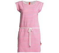 Midikleid SALZHAUT "Knielanges Kleid (Midi) PAPPNEES", Damen, Gr. XL, EURO, rosa (sanftes weiß, blossom), Obermaterial: 50% Baumwolle CO. 50% Polyester PES., Kleider Midikleid (32900748-XL) sanftes we