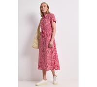 Midi-Kleid mit Zick-Zack-Muster