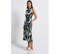 Street One Damen Blusenkleid mit Ikat Print