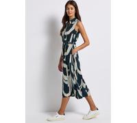 STREET ONE Damen 1408784 Ärmelloses Blusenkleid, Tide Blue, 44