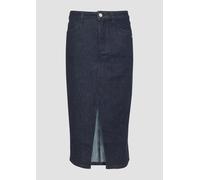 Midirock aus Denim mit Schlitz vorne 36 blau 2164507.59Z8.36