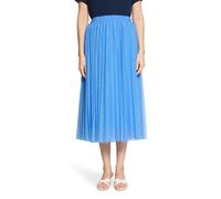 Midirock BETTY & CO "Damen mit Plissee", Damen, Gr. 36, hellblau, Netz, Obermaterial: 100% Polyester. Futter: 100% Polyester, figurumspielend lang, Röcke, Plissee (47673038-36) hellblau