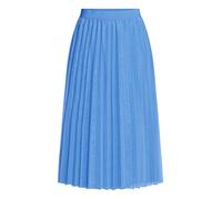 Midirock BETTY & CO "Damen mit Plissee", Damen, Gr. 42, hellblau, Netz, Obermaterial: 100% Polyester. Futter: 100% Polyester, figurumspielend lang, Röcke, Plissee (47673038-42) hellblau