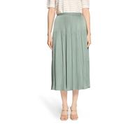 Midirock BETTY & CO "Damen mit Plissee", Damen, Gr. 44, lily pad, Obermaterial: 100% Polyester, figurumspielend lang, Röcke, Plissee (97526242-44) lily pad
