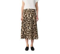 comma A-Linen-Rock mit Leinenanteil Damen beige, 42