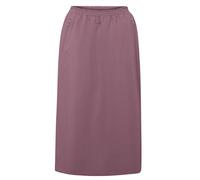 Midirock GOLDNER "Kurzgröße Reiserock mit Rundumdehnbund", Damen, Gr. 21, rosa (rosenholz), Obermaterial: 100% Polyester PES., normal, Röcke, Ohne (81099236-21) rosenholz