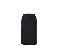 Midirock GOLDNER "Kurzgröße Reiserock mit Rundumdehnbund", Damen, Gr. 22, schwarz, Obermaterial: 100% Polyester PES., normal, Röcke, Ohne (50549334-22) schwarz