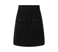 Midirock JOOP "Kurta", Damen, Gr. 38, schwarz, Obermaterial: 48% Nylon, 27% Viskose, 20% Wolle, 5% Kaschmir, kniefrei, Röcke (52786336-38) schwarz