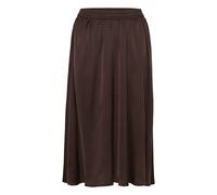 Midirock KAFFE "Rock KAamara", Damen, Gr. 38, braun (chocolate braun), Obermaterial: 100% Polyester PES., Röcke (77587904-38) chocolate braun