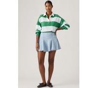 Midirock LEVI'S "GODET MINI SKIRT", Damen, Gr. 30, of course stone, Denim/Jeans, Obermaterial: 55% Baumwolle, 45% Lyocell, unifarben, normal kurz, Röcke Midirock, Denim-Faltenrock (63652463-30)