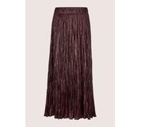 Midirock MADELEINE "Crashrock Glänzender Crashrock für besondere Anlässe", Damen, Gr. 46, rot (rubinrot), Obermaterial: 100% Polyester PES., Röcke (11906852-46) rubinrot