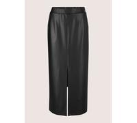 Midirock MADELEINE "Lederrock Eleganter Rock aus Leder-Imitat", Damen, Gr. 36, schwarz, Obermaterial: 95% Polyester PES. 5% Elasthan EL., Modern, Röcke, Lederimitat (22483318-36) schwarz