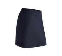 Midirock MAIER SPORTS "Rain Skirt 2.0", Damen, Gr. 40, blau (dunkelblau), 100% Polyester, Röcke Midirock, Damen Regenrock, wasserabweisend atmungsaktiv, Rock in sich verpackbar (95490244-40)