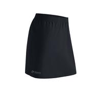 Midirock MAIER SPORTS "Rain Skirt 2.0", Damen, Gr. 46, schwarz, 100% Polyester (Recycelt), Röcke Midirock, Damen Regenrock, wasserabweisend atmungsaktiv, Rock in sich verpackbar (95016416-46)