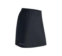 Midirock MAIER SPORTS "Rain Skirt 2.0", Damen, Gr. 48, schwarz, 100% Polyester, Röcke, Damen Regenrock, wasserabweisend atmungsaktiv, Rock in sich verpackbar (95016416-48) schwarz