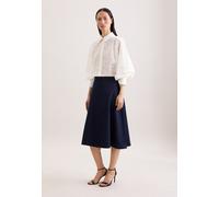 Midirock SEIDENSTICKER, Damen, Gr. 40, navy, 100% Baumwolle, normal, Röcke (37508458-40) navy