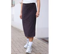 Midirock STREET ONE STUDIO, Damen, Gr. 34, very berry, Stoff, 95% Polyester, 5% Elasthan, normal wadenlang, Röcke, mit Mesh (79448146-34) very berry