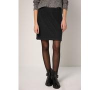 Midirock STREET ONE STUDIO, Damen, Gr. 40, anthrazit melange, Stoff, 90% Polyester, 10% Viskose, meliert, normal kniefrei, Röcke, mit seitlichen Einschubtaschen (15813062-40) anthrazit melange