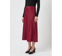 Midirock Y.A.S "YASPELLA HW MIDI SKIRT S. NOOS", Damen, Gr. S (36), rot (tibetan rot), Web, Obermaterial: 97% Polyester, 3% Elasthan, unifarben, modisch, regular fit wadenlang, Röcke (24340068-S) tibe