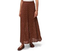 Midirock ZERO "Damen aus Spitze", Damen, Gr. 42, cappuccino, Spitze, Obermaterial: 50% Baumwolle, 45% Polyamid, 5% Elasthan, durchscheinend, figurbetont lang, Röcke, Plain/ohne Details (85818128-42) c