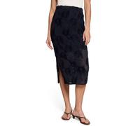 Midirock ZERO "Damen mit elastischem Bund", Damen, Gr. 38, deep sky, Obermaterial: 90% Polyester, 10% Elasthan. Futter: 50% Viskose, 50% Polyester, unifarben, gerade lang, Röcke, Material (53922313-38