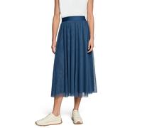 Midirock ZERO "Damen mit elastischem Bund", Damen, Gr. 44, sargasso sea, Tüll, Obermaterial: 100% Polyester. Futter: 35% Viskose, 65% Polyester, ausgestellt lang, Röcke, Material (17618420-44) sargass