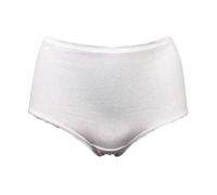 Midislip MY BASIC "Midi cotton brief", Damen, Gr. L, weiß, Obermaterial: 95% Baumwolle, 5% Elasthan, unifarben, körpernah, Unterhosen, basic, eng, elastisch, bequem, weich, mit Bund, Baumwollmix (3949