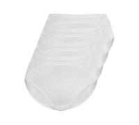 Midislip SASSA "4er Sparpack Slip Midi LOVELY SKIN", Damen, Gr. 46, weiß (weiß weiß), Obermaterial: 95% Modal CMD. 5% Elasthan EL., Unterhosen (18177166-46) weiß weiß