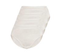 Midislip SASSA "4er Sparpack Slip Midi LOVELY SKIN", Damen, Gr. 48, beige (ivory ivory), Obermaterial: 95% Modal CMD. 5% Elasthan EL., Unterhosen (77383259-48) ivory ivory