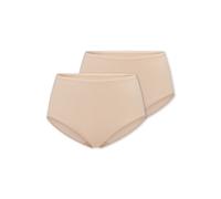 Schiesser Midi 2er-Pack Organic Cotton sand - 95/5 für Damen 48