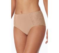 Schiesser Damen Midislip Air Maple – mit Spitze – Beige – Größe 44