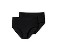 Schiesser Midislip Modal Essentials Damen 2er-Pack Schwarz Gr. 40 – 80% Modal