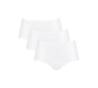 Midislip SLOGGI "24/7 Microfibre", Damen, Gr. 48, weiß, Microfaser, Obermaterial: 88% Polyamid, 12% Elasthan, unifarben, körpernah, Unterhosen, Microfaser, weich, atmungsaktiv, elastisch (139789-48) w