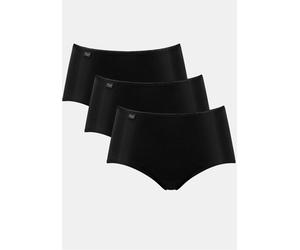Midislip SLOGGI "24/7 Microfibre", Damen, Gr. 50, Microfaser, schwarz, Microfaser, Obermaterial: 88% Polyamid, 12% Elasthan, unifarben, körpernah, Unterhosen, Microfaser, weich, atmungsaktiv, elastisc