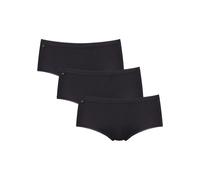 Midislip SLOGGI "Basic+", Damen, Gr. 40, schwarz, Single Jersey, Obermaterial: 95% Baumwolle, 5% Elasthan, unifarben, körpernah, Unterhosen, Baumwolle, klassischer Stil, bequem, mittelhoher Bund, Soft