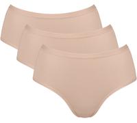Sloggi Bio Single-Jersey Damen-Hüftslip Go Daily Cotton im 3er-Pack braun-beige S