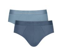 Midislip SLOGGI, Herren, Gr. S, blau (blau light), Single Jersey, Obermaterial: 61% Modal, 32% Polyamid, 7% Elasthan, körpernah, Unterhosen, ohne Eingriff (78029660-S) blau light