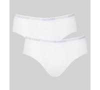 Sloggi Herren Unterhose men Basic Midi , 2-Pack, 5, Weiß