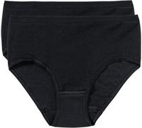 Midislip SPEIDEL "Take-two", Damen, Gr. 46, schwarz, Obermaterial: 92% Baumwolle, 8% Elasthan, unifarben, körpernah, Unterhosen, weich, atmungsaktiv, bequem, basic, hoch geschnitten, Baumwollmix (1388
