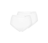 Midislip UNCOVER BY SCHIESSER "UNCOVER Cotton Lace", Damen, Gr. XXL, weiß (100, weiß), Obermaterial: 95% Baumwolle, 5% Elasthan, Unterhosen (11854205-XXL) 100, weiß
